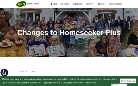 Changes to Homeseeker Plus - GCH - Gloucester City Homes