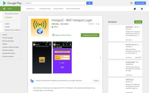 HotspoC - WiFi Hotspot Login - Apps en Google Play