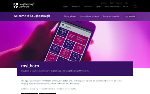 myLboro | Welcome to Loughborough | Loughborough ...