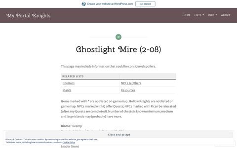 Ghostlight Mire (2-08) – My Portal Knights