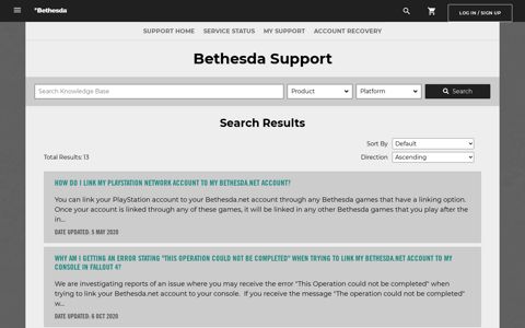 when trying to link my Bethesda.net account to my console in ...