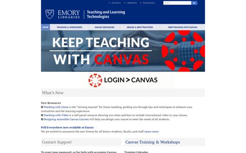 Canvas Login & Support - Teaching & Learning Technologies ...