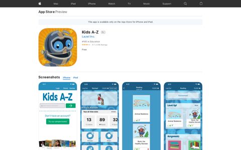 ‎Kids A-Z on the App Store