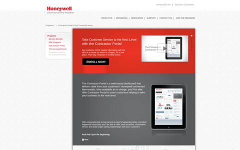 Honeywell Contractor Portal | Honeywell | Contractor PRO ...