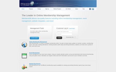 iMembersDB - Online Membership Management System
