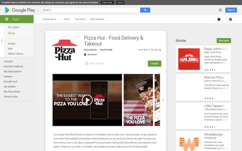 Pizza Hut - Food Delivery & Takeout - Apps on Google Play