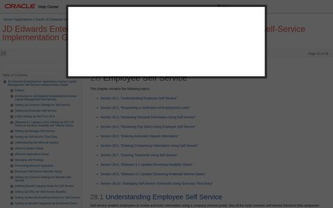 Employee Self Service - Oracle Help Center