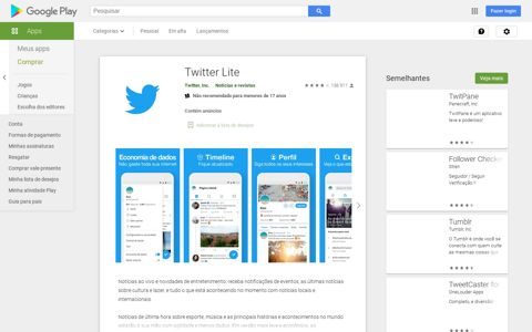Twitter Lite – Apps no Google Play