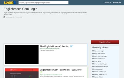 Englishroses.com Login | Accedi Englishroses.com - Loginii.com