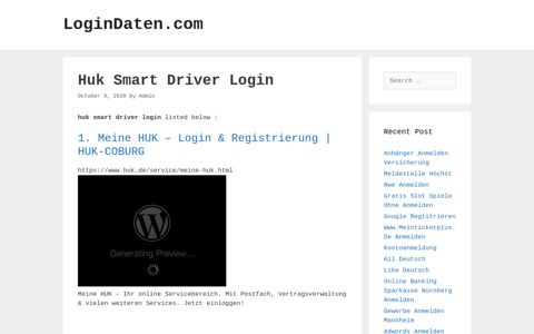 Huk Smart Driver - Meine Huk - Login & Registrierung | Huk-Coburg