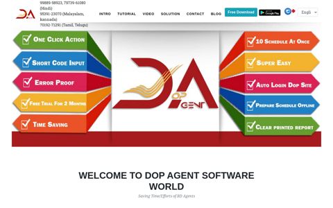DOP Agent software for Department of Post Agent