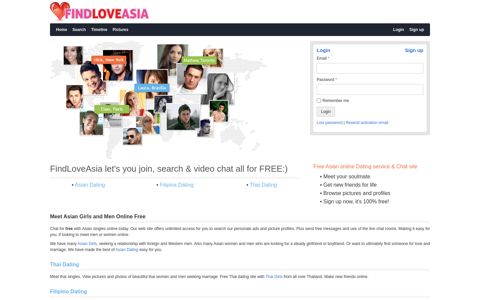FindLoveAsia.com | Leading Free Asian Dating Site