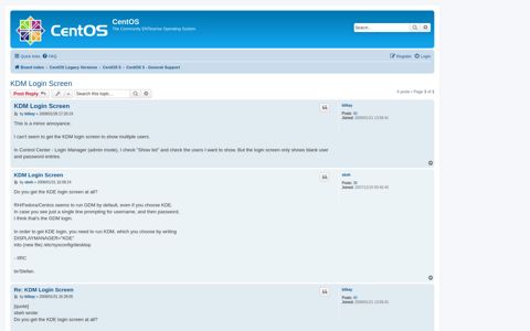 KDM Login Screen - CentOS - CentOS Forums