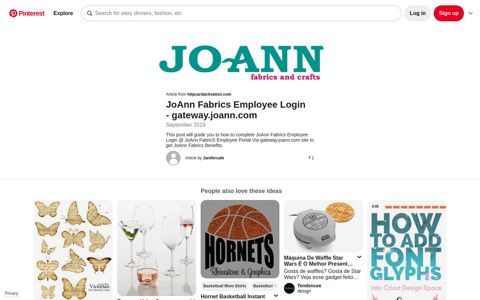 JoAnn Fabrics Employee Login | Joanns fabric and crafts ...