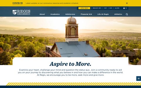 Regis University | Jesuit, Catholic University in Colorado