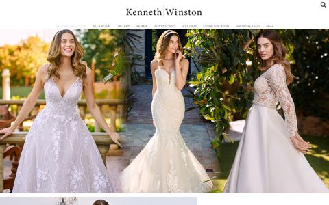 Kenneth Winston | Designer Wedding Dresses | Designed in ...
