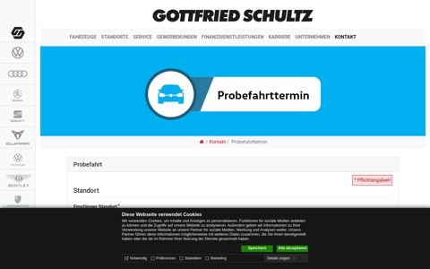 Probefahrttermin - Gottfried Schultz Automobilhandels SE