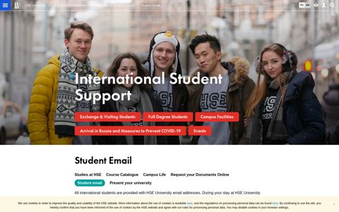 Student Email – International Student Support – HSE University