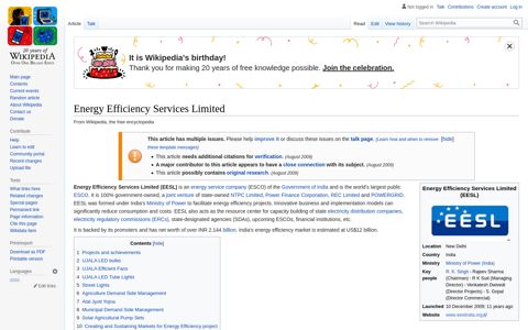 Energy Efficiency Services Limited - Wikipedia