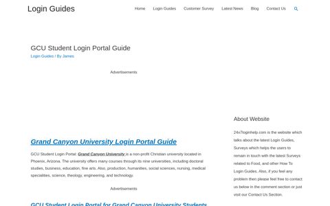 GCU Student Login Portal Guide - Login Guides