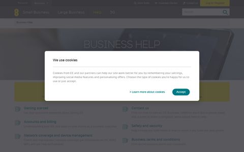Business Help | Resources | EE Business