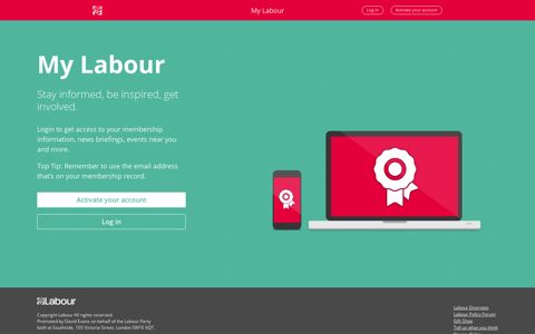 My Labour - The Labour Party