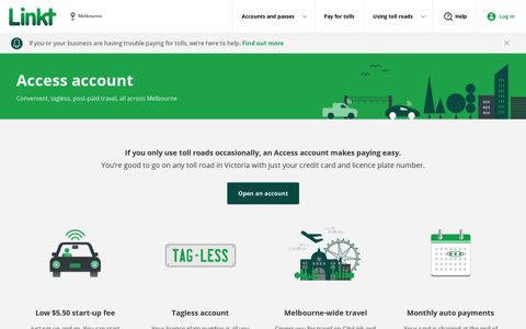 Access account - Linkt