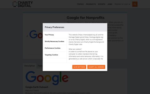 Products - Google for Nonprofits - Charity Digital