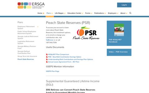 Peach State Reserves - Employees' Retirement System of ...
