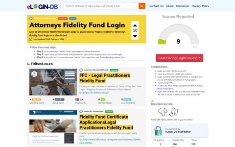 Attorneys Fidelity Fund Login
