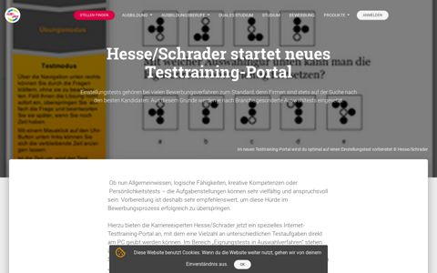 Hesse/Schrader startet neues Testtraining-Portal - AUBI-plus
