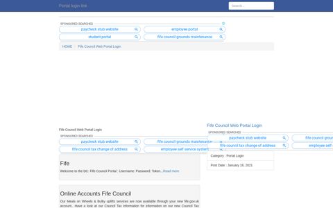 [LOGIN] Fife Council Web Portal Login FULL Version HD Quality ...