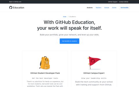 Students - GitHub Education