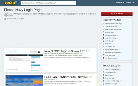 Fltmps Navy Login Page - Loginii.com