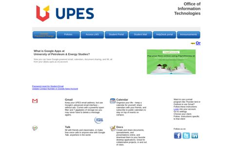 University of Petroleum & Energy Studies - UPES