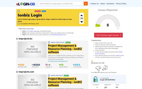 Ionbiz Login - A database full of login pages from all over the ...