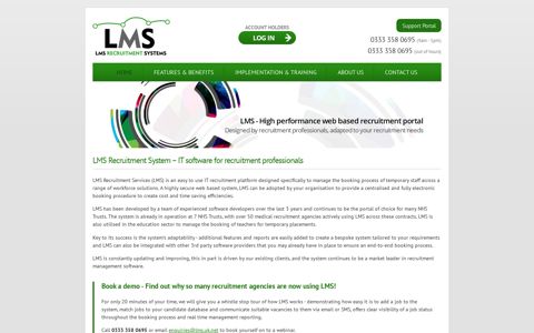 LMS - Locum Management System: Welcome