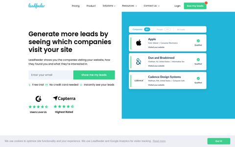 Leadfeeder: Website Visitor Tracking Software