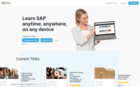 et.training - Learn SAP anytime, anywhere, and on any device!