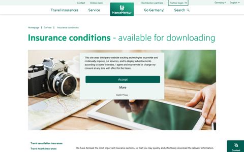 Travel Insurance conditions - HanseMerkur