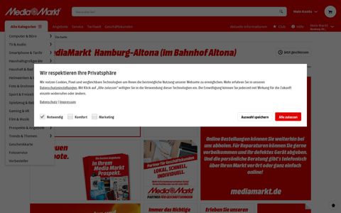 Ihr MediaMarkt Hamburg-Altona (im Bahnhof Altona)