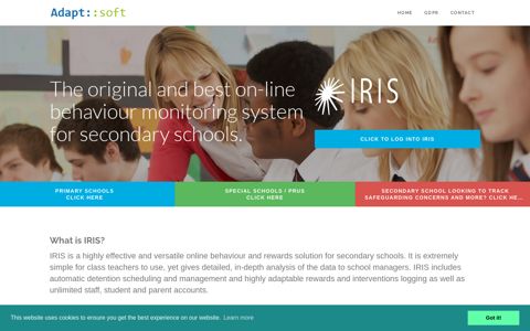 IRIS | Pupil behaviour management for secondary schools