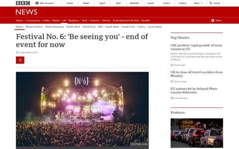Festival No. 6: 'Be seeing you' - end of event for now - BBC ...