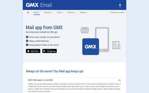 Mail app: Your email on the go | GMX - GMX.com