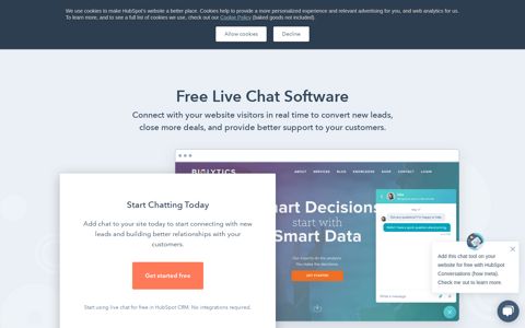 Free Live Chat Software | HubSpot