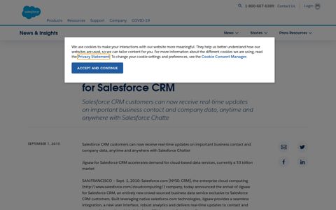Salesforce.com Introduces Jigsaw for Salesforce CRM ...