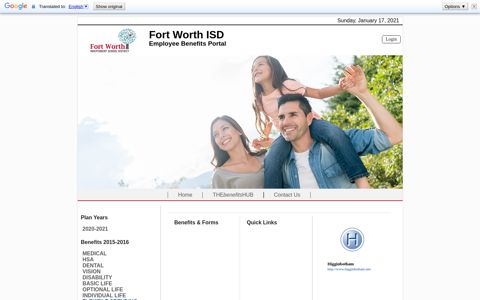 Fort Worth ISD - Benefits Portal