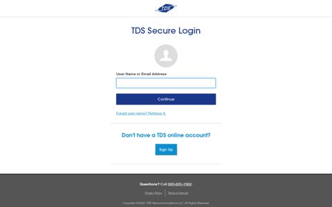 TDS | Account Management Login