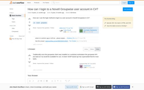 How can I login to a Novell Groupwise user account in C ...