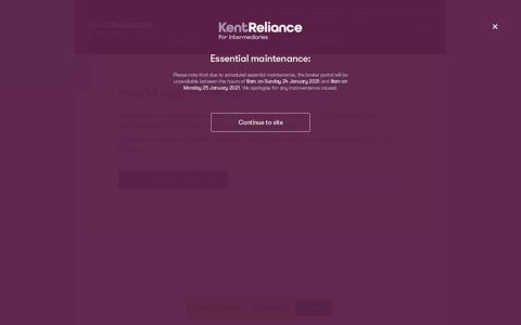 Register with us | Kent Reliance for Intermediaries